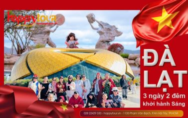 TOUR ĐÀ LẠT- LANGBIANG LAND - VŨ ĐIỆU CỒNG CHIÊNG - 3 NGÀY 2 ĐÊM 2026