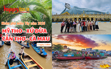 TOUR MỸ THO – CẦN THƠ – CÀ MAU 3 NGÀY 2 ĐÊM