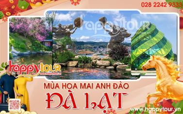 TOUR ĐÀ LẠT - LANGBIANG LAND - MÙA HOA MAI ANH ĐÀO 3 NGÀY 3 ĐÊM - TOUR TẾT 2026