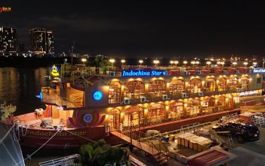 ĂN TỐI TRÊN SÔNG SÀI GÒN - DU THUYỀN INDOCHINA STAR