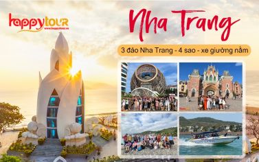 TOUR NHA TRANG - VỊNH SAN HÔ - VINPEARL HARBOUR 3 NGÀY 3 ĐÊM