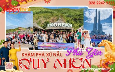 TOUR QUY NHƠN PHÚ YÊN - 3 NGÀY 3 ĐÊM -  XE GIƯỜNG NẰM - TẾT NGUYÊN ĐÁN 2026