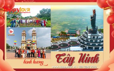 TOUR TÂY NINH – NÚI BÀ ĐEN – CHÙA GÒ KÉN - 1 NGÀY - TOUR TẾT 2026