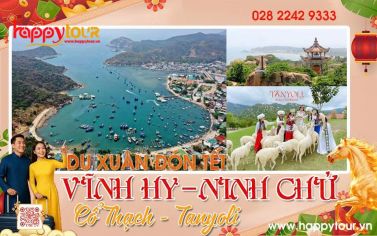 TOUR VĨNH HY - NINH CHỮ - CỔ THẠCH 3 NGÀY 2 ĐÊM - TOUR TẾT 2026