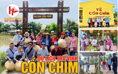 Tour Cồn Chim - Trà Vinh - Du Lịch Cộng Đồng