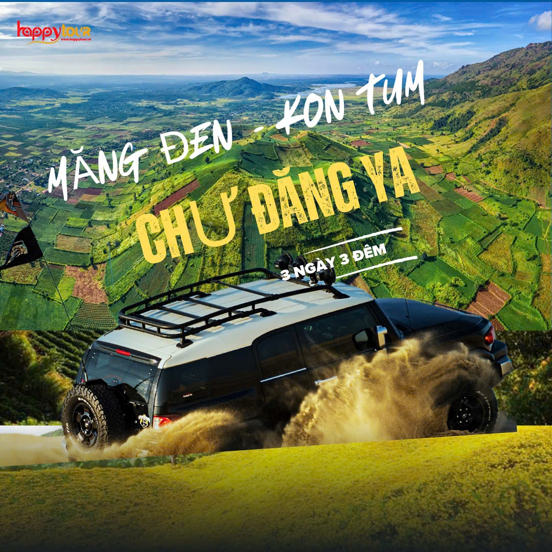 TOUR TÂY NGUYÊN - KOM TUM - MĂNG ĐEN - CHƯ ĐĂNG YA - BUÔN MÊ THUỘT 3 NGÀY 3 ĐÊM